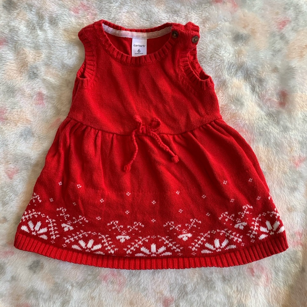 Carters 6 mo Christmas dress